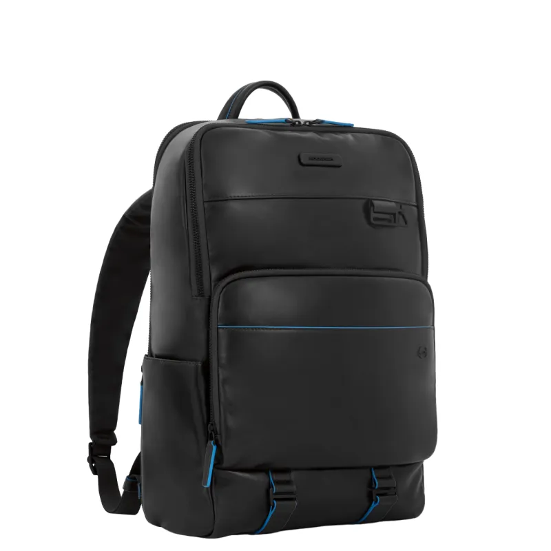 Piquadro B2 Revamp 15.6" computer leather backpack, black 2