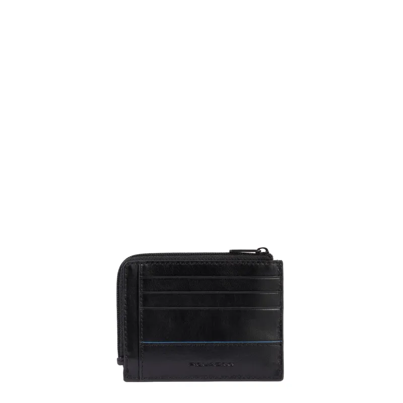 Bustina Porta monete Piquadro Blue Square Revamp, nero 2