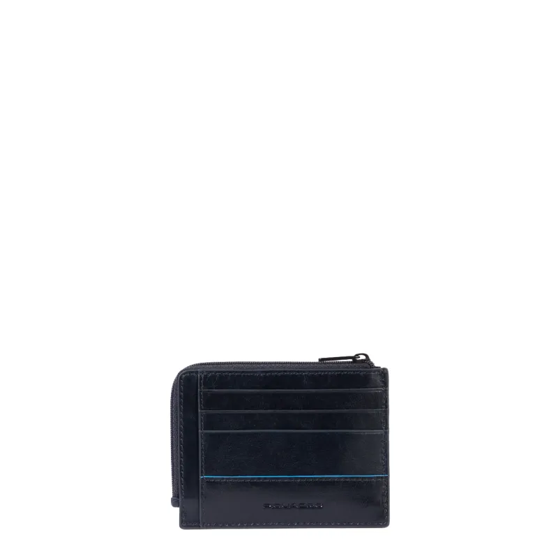 Bustina Porta monete Piquadro Blue Square Revamp, blue 2