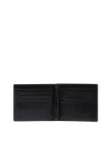 Piquadro Blue Square Revamp leather cash holder, black