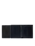 Piquadro B2 Revamp small vertical wallet with coin purse, bluen
