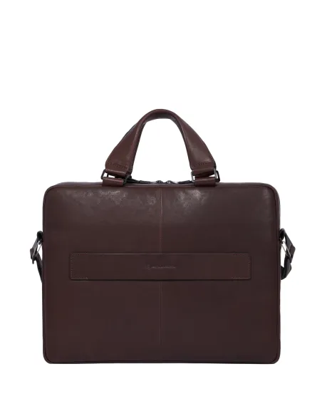 Cartella a due manici porta computer e porta iPad®Pro12,9, testa di moro