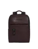 Piquadro Harper laptop backpack with two compartments , brown