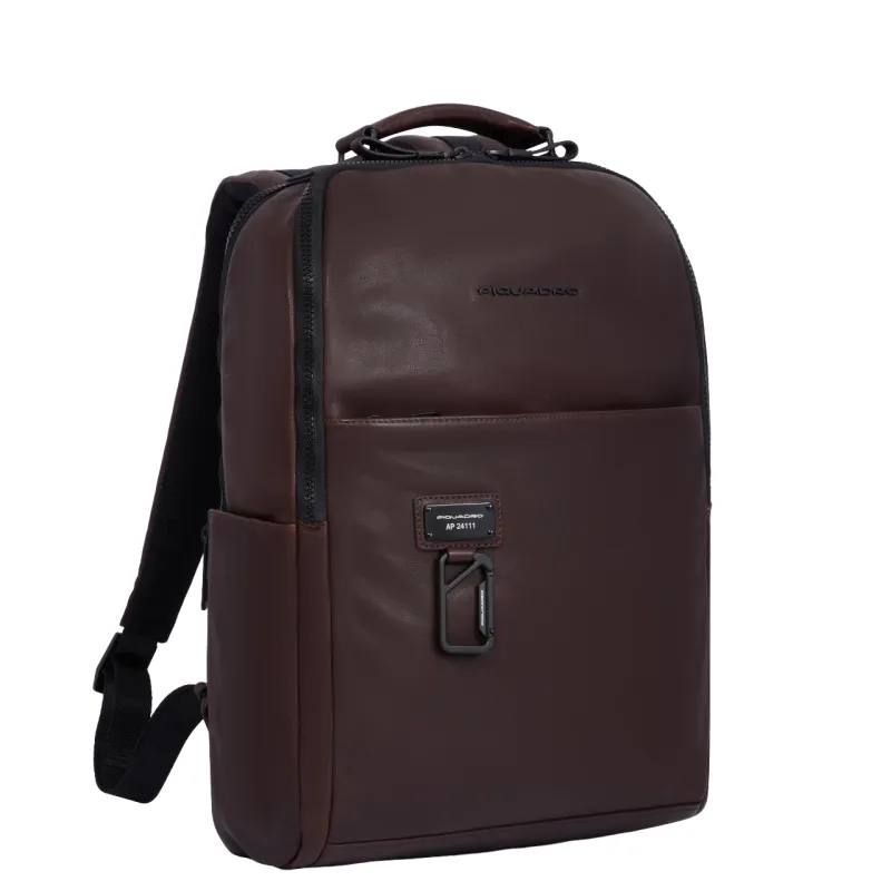 Piquadro Harper Computer-Rucksack mit zwei Fächern, braun 2