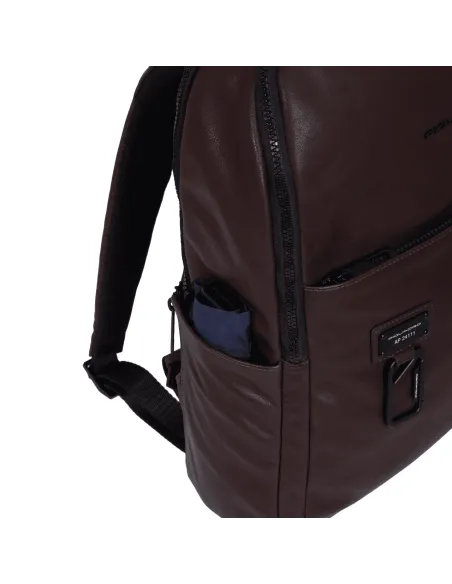 Piquadro Harper Computer-Rucksack mit zwei Fächern, braun