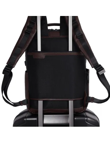 Piquadro Harper laptop backpack, brown