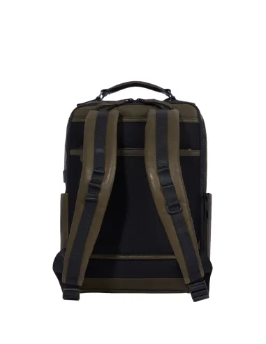 Zaino Piquadro Harper, verde-marrone