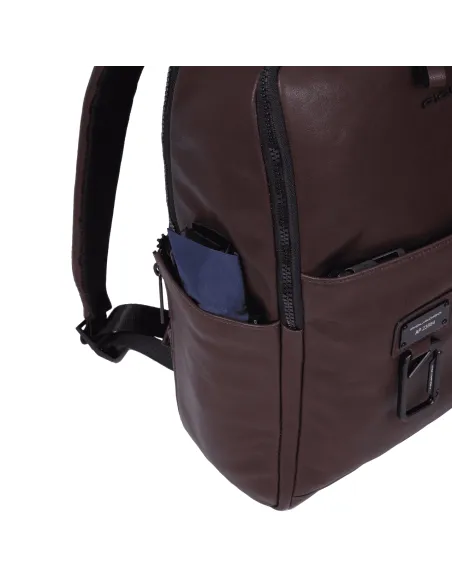 Piquadro Harper Laptop-Rucksack, grün-braun