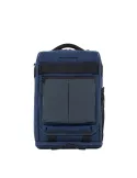 Piquadro Arne Computer und iPad®, LED-Rucksack aus recyceltem Stoff mit Schuhfach, blau