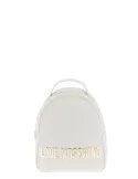 Love Moschino small women's backpack, ivory