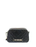 Love Moschino women's quilted cross-body bag, black