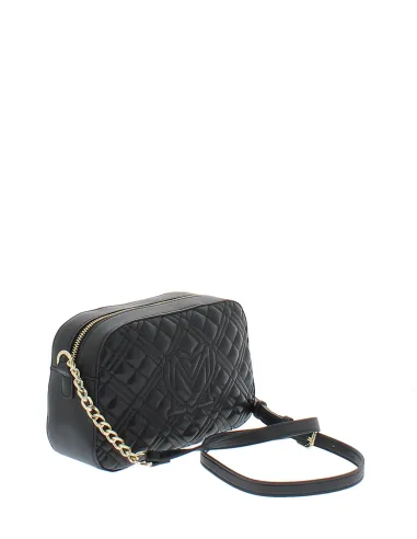 Love Moschino women s quilted cross body bag black