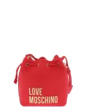 Love Moschino small bucket bag, red