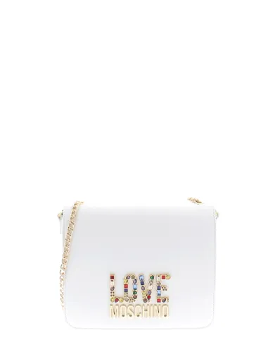 Love Moschino women's bag, white