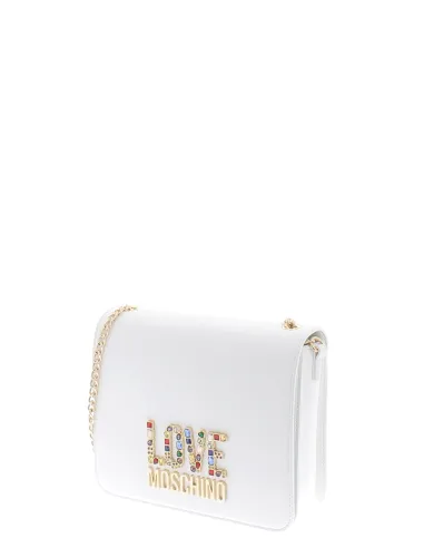 Love Moschino women's bag, white
