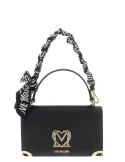 Love Moschino women's bag with handle with foulard, black