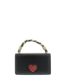 Love Moschino kleine Damentasche mit einem Henkel, schwarz