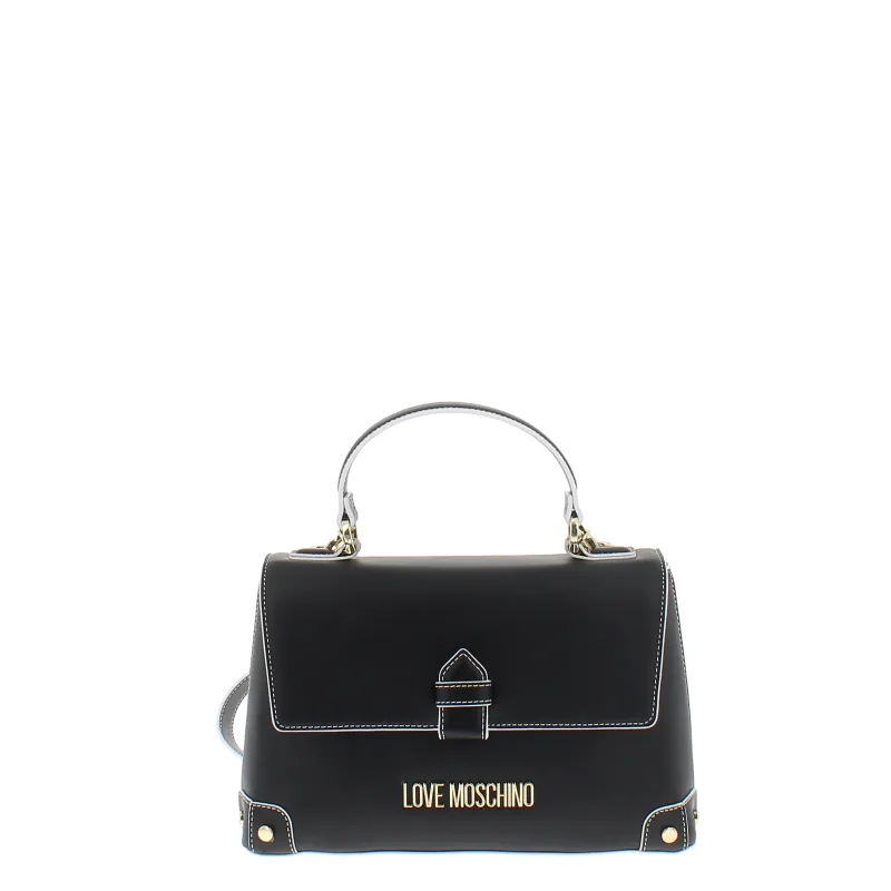 Love moschino classic logo top handle bag 2025