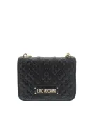 Love Moschino quilted women's shoulder bag, black