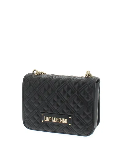 Borsa donna trapuntata Love Moschino nera
