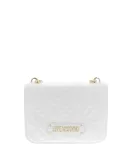 Love Moschino quilted women's shoulder bag, white