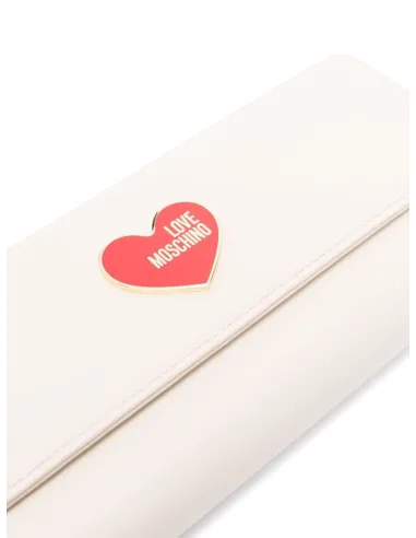 Love Moschino pochette, ivory