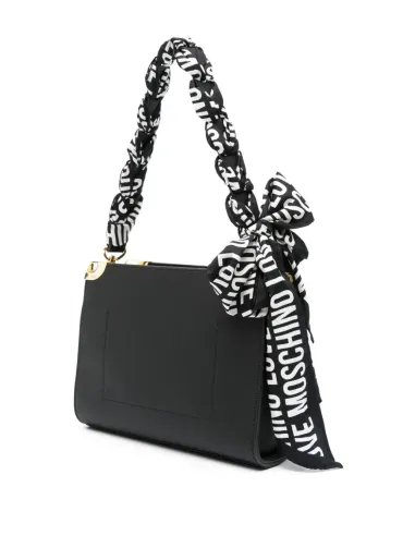 Borsa moschino nera con foulard hotsell