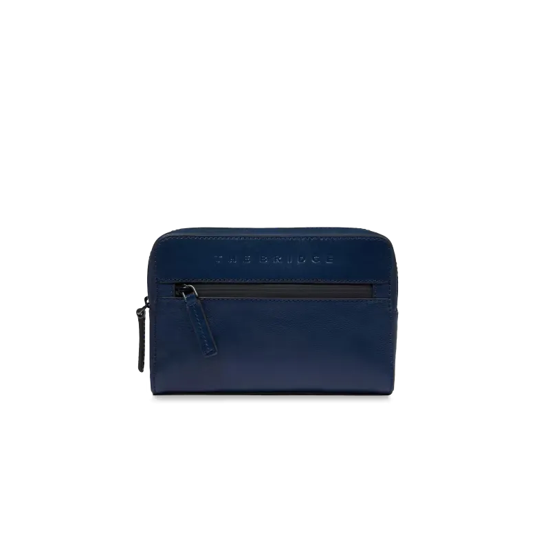 The Bridge Damiano Herren-Clutch-Tasche mit Henkel, blau