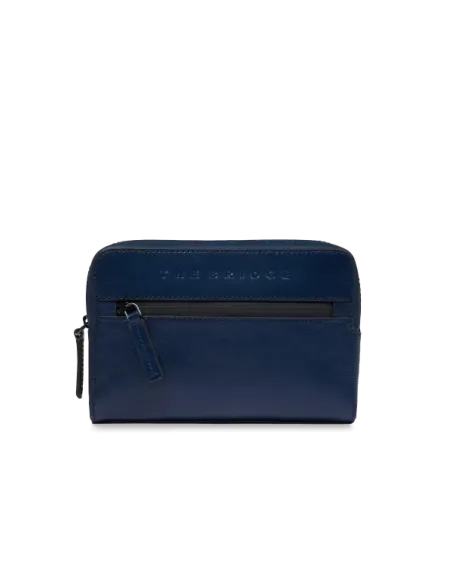 Pochette con manico The Bridge Damiano, blu