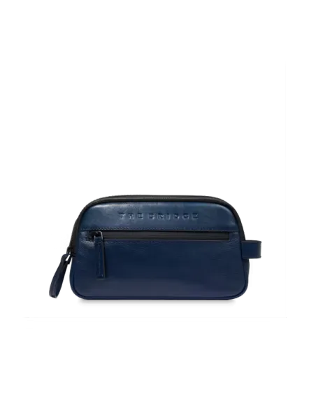 The Bridge Damiano leather beauty, blue
