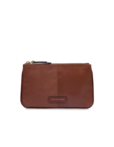Pochette piccola con manico The Bridge Elisabetta, marrone