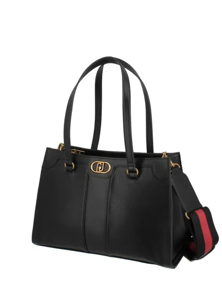 Liu Jo shopping bag with three compartments, black