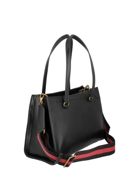 Liu Jo shopping bag with three compartments, black