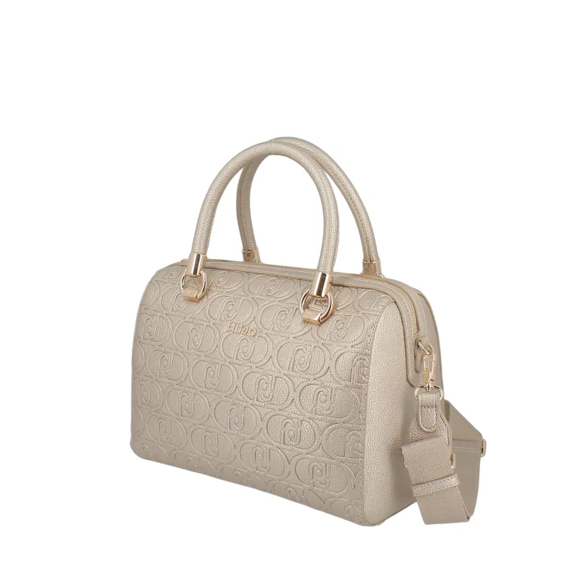 Bauletto logato Liu Jo, oro 2