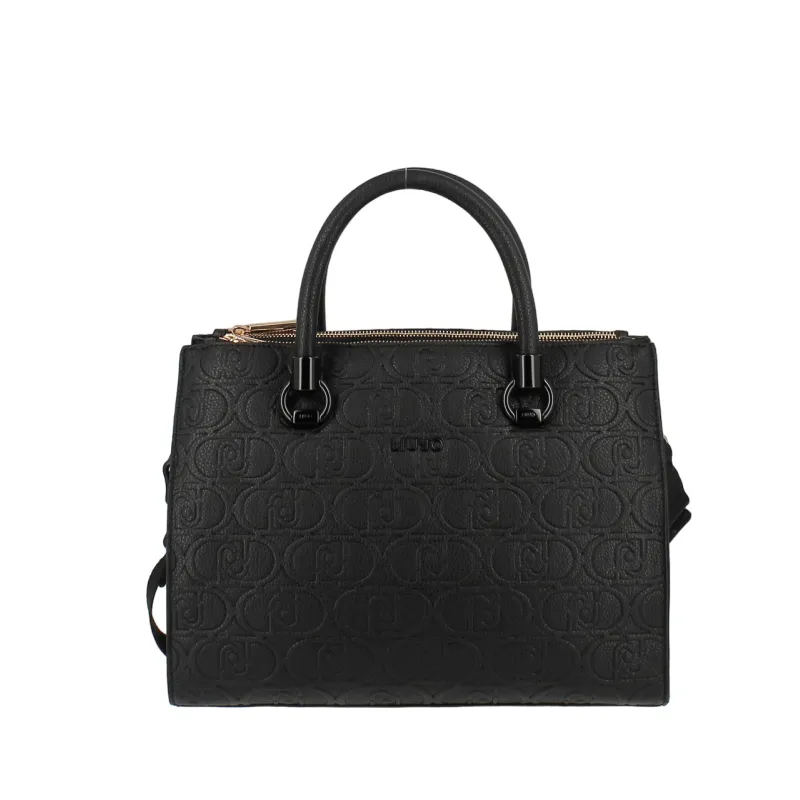 Liu Jo women's handbag with three compartments, black