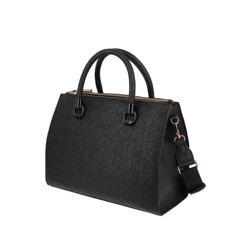 Liu Jo women's handbag with three compartments, black 2