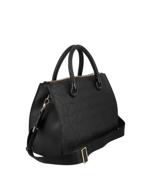 Liu Jo women's handbag with three compartments, black