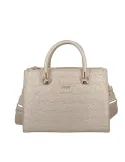 Liu Jo women's handbag with three compartments, gold