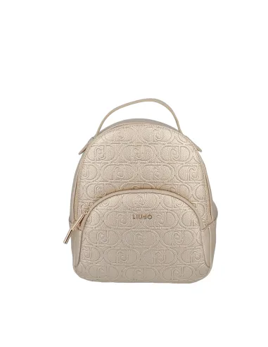 Liu Jo women's backpack with logo, gold