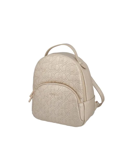 Liu Jo Damen-Rucksack mit Logo, gold