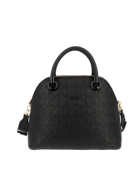 Liu Jo women's bag with two handles and three compartments, black