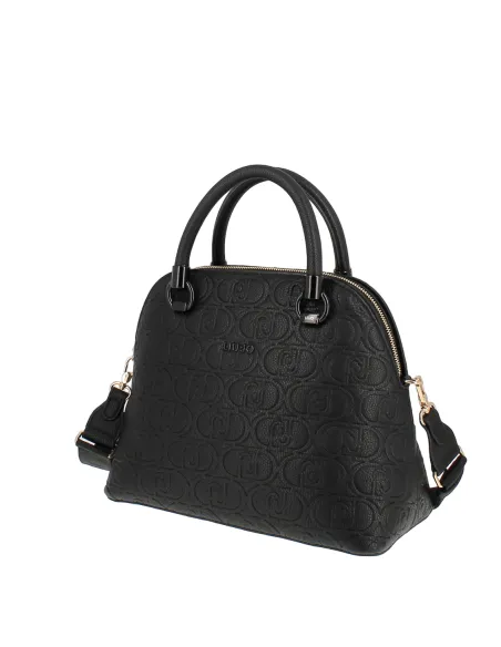 Liu Jo women's bag with two handles and three compartments, black