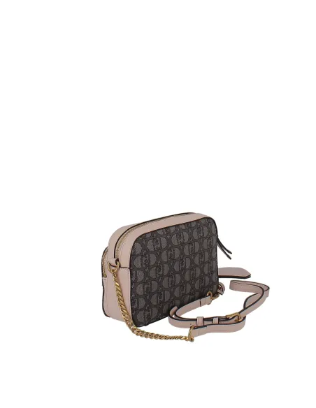 Liu Jo small women's shoulder bag with front pocket, black