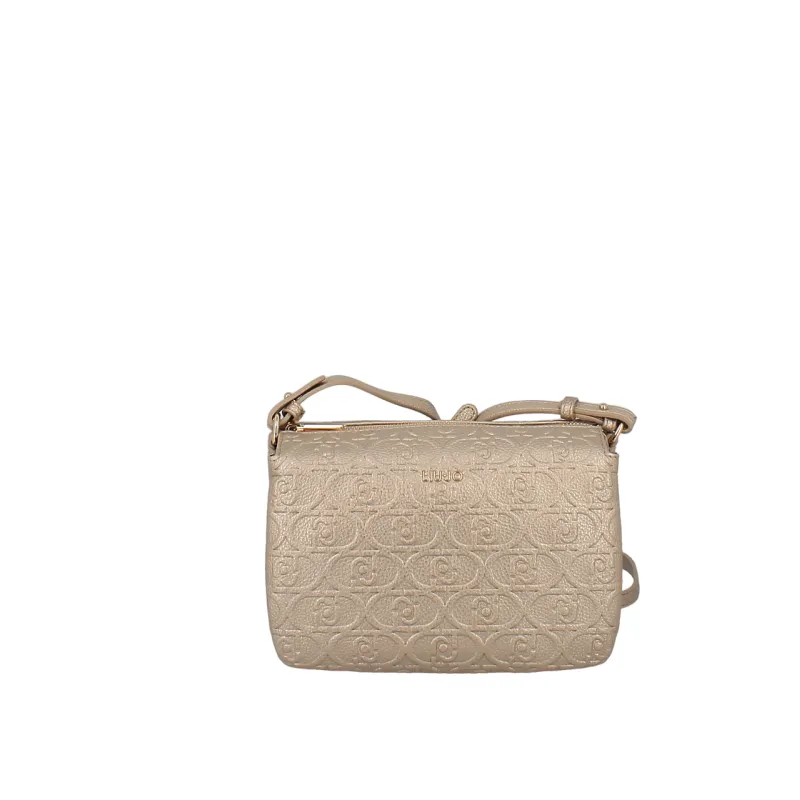 Liu Jo women's cross-body bag with three compartments, gold