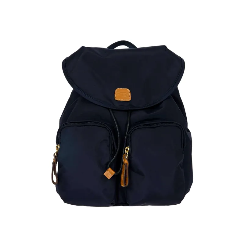 Damenrucksack mit Außentaschen X-collection blau