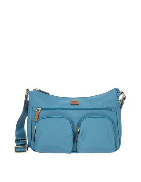 Borsa espandibile Brics X-Collection, azzurra