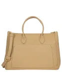 Brics Gondola women's leather handbag, beige