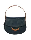 Brics Gondola women's leather shoulder bag, blue