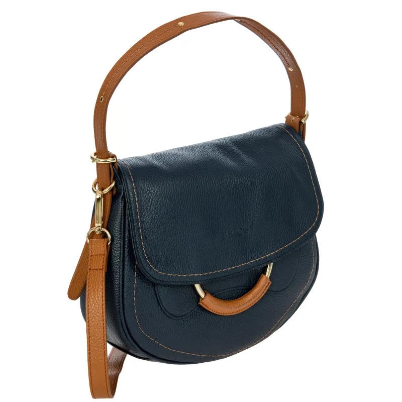 Brics Gondola women's leather shoulder bag, blue 2