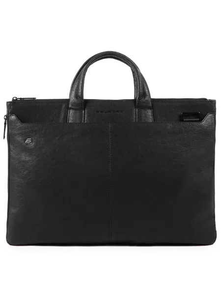 Slim expandable laptop briefcase